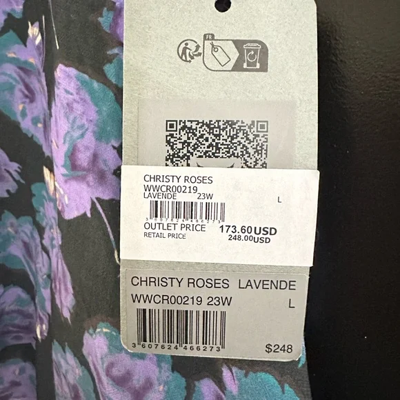 Zadig & Voltaire Black and Purple Floral Camisole - Picture 2 of 6
